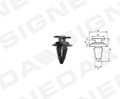 ПЛАСТМАССОВЫЕ ДЕРЖАТЕЛИ Signeda T50510 (фото 1)