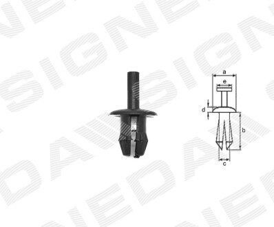 ПЛАСТМАССОВЫЕ ДЕРЖАТЕЛИ Signeda T39610