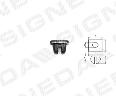 ПЛАСТМАССОВЫЕ ДЕРЖАТЕЛИ Signeda T135410 (фото 1)