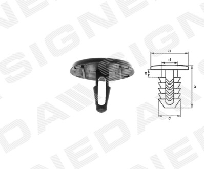 ПЛАСТМАССОВЫЕ ДЕРЖАТЕЛИ Signeda T130210