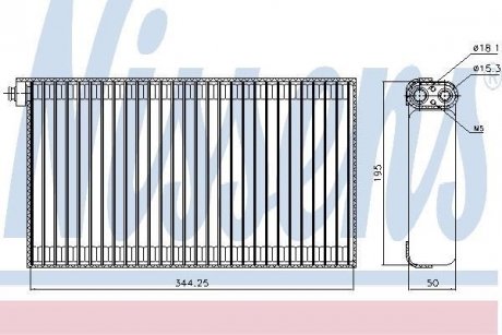 Испаритель кондиционера NISSENS 92310