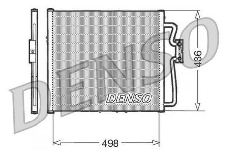 Радіатор кондиціонера DENSO DCN23009