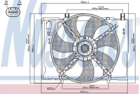 Вентилятор радіатора NISSENS 85290 (фото 1)