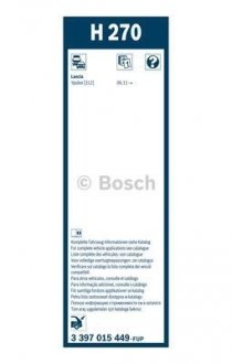 Щітка склоочисника BOSCH 3397015449 (фото 1)