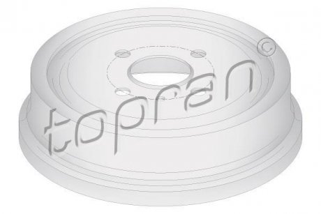Гальмівний барабан TOPRAN / HANS PRIES 205238 (фото 1)