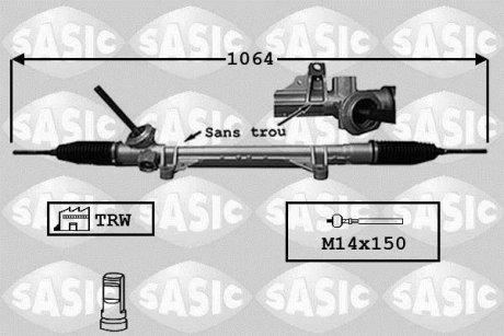 Кермовий механізм SASIC 7174019 (фото 1)