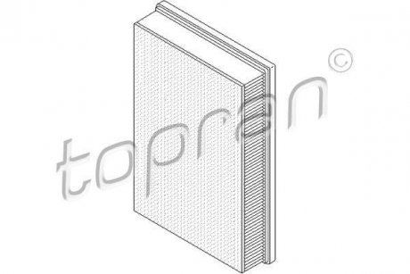 Фільтр повітряний TOPRAN / HANS PRIES 105764