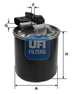 Топливный фильтр UFI 2414800 (фото 1)