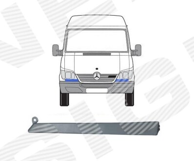 СТРІЧКА ПІД ФАРАМИ | MERCEDES BENZ SPRINTER, 03.00 - 02 Signeda PBZ07028HAL