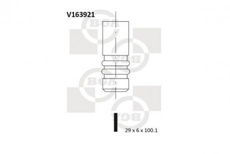 Клапан випускний BGA V163921