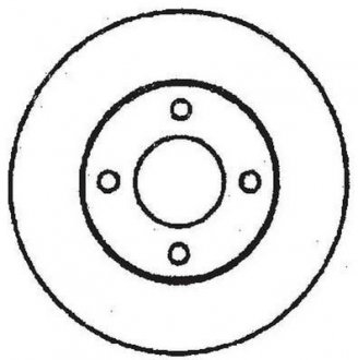 Гальмівний диск Jurid 561312JC (фото 1)