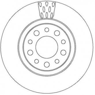 Гальмівний диск Jurid 562302JC (фото 1)