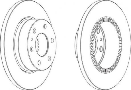 Гальмівний диск Jurid 569163J (фото 1)