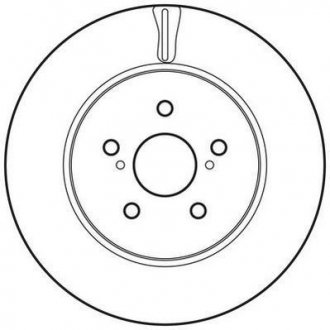 Гальмівний диск Jurid 562824JC (фото 1)