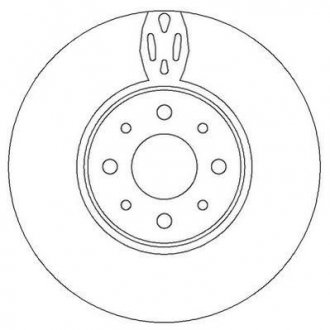Диск гальмівний Jurid 562295JC