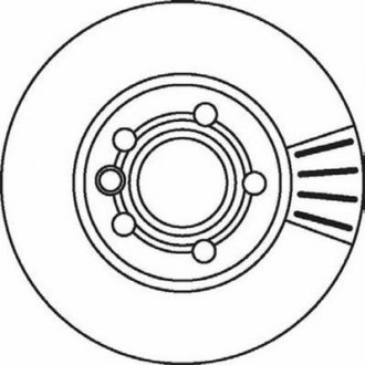 Гальмівний диск Jurid 562043JC (фото 1)