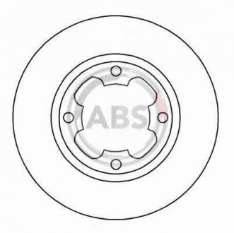 Гальмівний диск A.B.S. 15653 (фото 1)