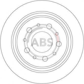 Гальмівний диск A.B.S. 17410 (фото 1)