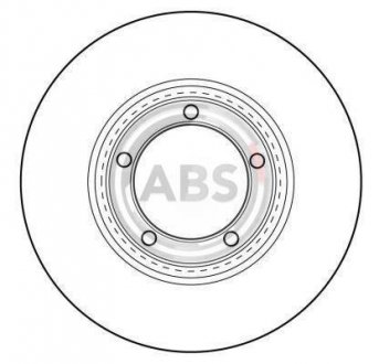 Гальмівний диск A.B.S. 16565
