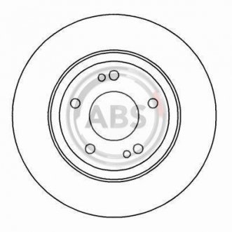 Гальмівний диск A.B.S. 16480