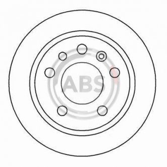Гальмівний диск A.B.S. 16287 (фото 1)