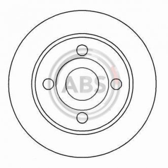 Гальмівний диск A.B.S. 16123