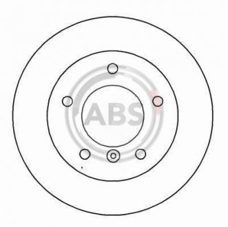 Гальмівний диск A.B.S. 15782 (фото 1)