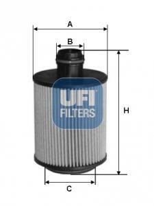 Масляный фильтр UFI 2511000 (фото 1)