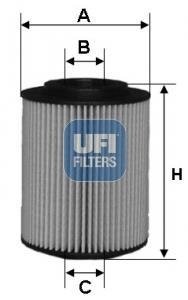Масляный фильтр UFI 2507500 (фото 1)