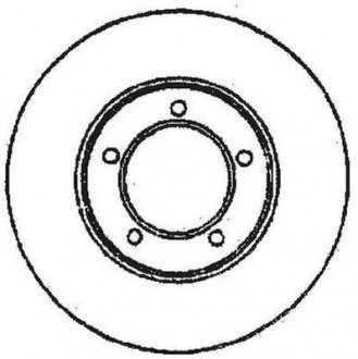 Гальмівний диск Jurid 561676JC (фото 1)