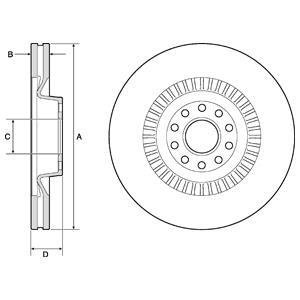 Гальмівний диск Delphi BG9957 (фото 1)