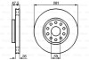 Диск гальмівний BOSCH 0986478460 (фото 1)