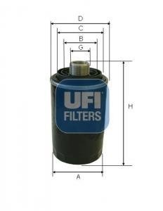 Масляный фильтр UFI 2359700 (фото 1)