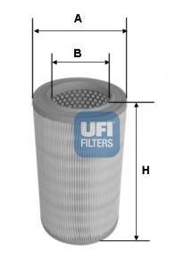 Фільтр повітря UFI 2763000 (фото 1)