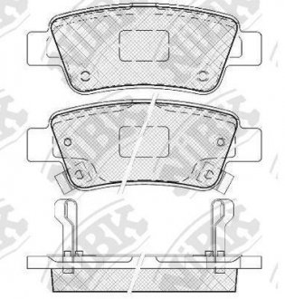 КОЛОДКИ ГАЛЬМ. NiBK PN8809