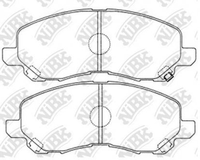 КОЛОДКИ ГАЛЬМ. NiBK PN3469