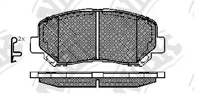 КОЛОДКИ ГАЛЬМ. NiBK PN25000