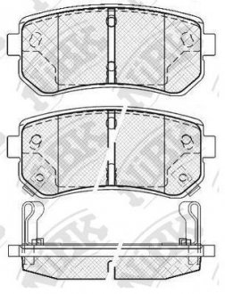 Колодки гальм. NiBK PN0436