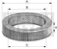 Фільтр повітря MANN-FILTER C30010