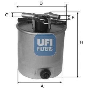 Фільтр палива UFI 5539200
