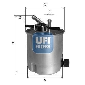 Фільтр палива UFI 5539400 (фото 1)