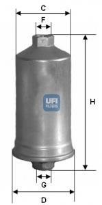 Фільтр палива UFI 3150400