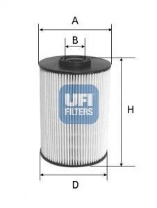 Фільтр палива UFI 2605500 (фото 1)