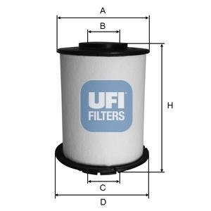 Фільтр палива UFI 2603300 (фото 1)