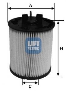 Фільтр палива UFI 2602300 (фото 1)