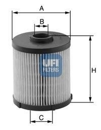 Фільтр палива UFI 2602000 (фото 1)