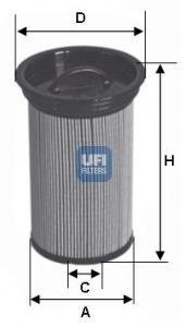 Фільтр палива UFI 2600500