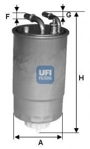Фільтр палива UFI 24ONE02
