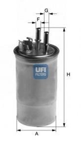Фільтр палива UFI 2445000 (фото 1)