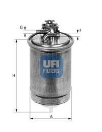 Фільтр палива UFI 2444000